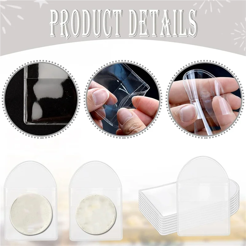 

AA60-600 Pack 2Inch Single Pocket Coin Sleeves, Plastic Coin Collection Supplies Transparent Holders Protector Clear Bags