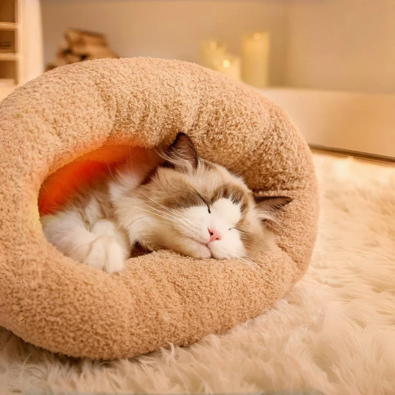 Thumbnail 3 - #14 Latest Enclosed Cat Cave Beds Offers