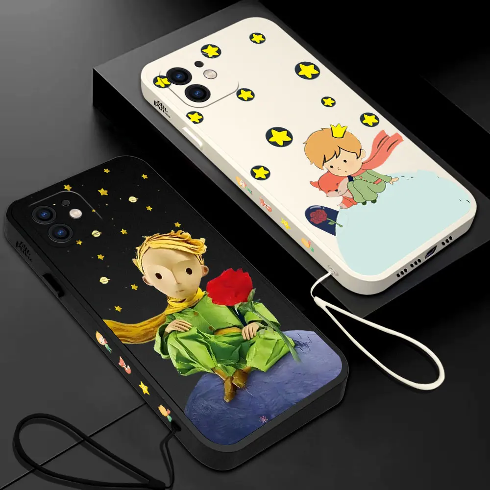 

Cartoon The Little Prince Phone Case For Huawei P50 P40 P30 P20 Nova 10 10SE 9 9SE Mate 40 30 20 Pro Lite P Smart 2021 Y7A Cover