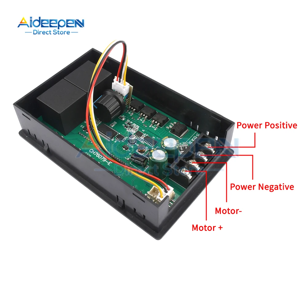 12V 24V 36V 48V 40A LCD Inteligentny cyfrowy wyświetlacz Sterowanie PWM Sterowanie silnikiem prądu stałego Sterowanie pętlą czasową Bezprzewodowy pilot zdalnego sterowania DC10-55V