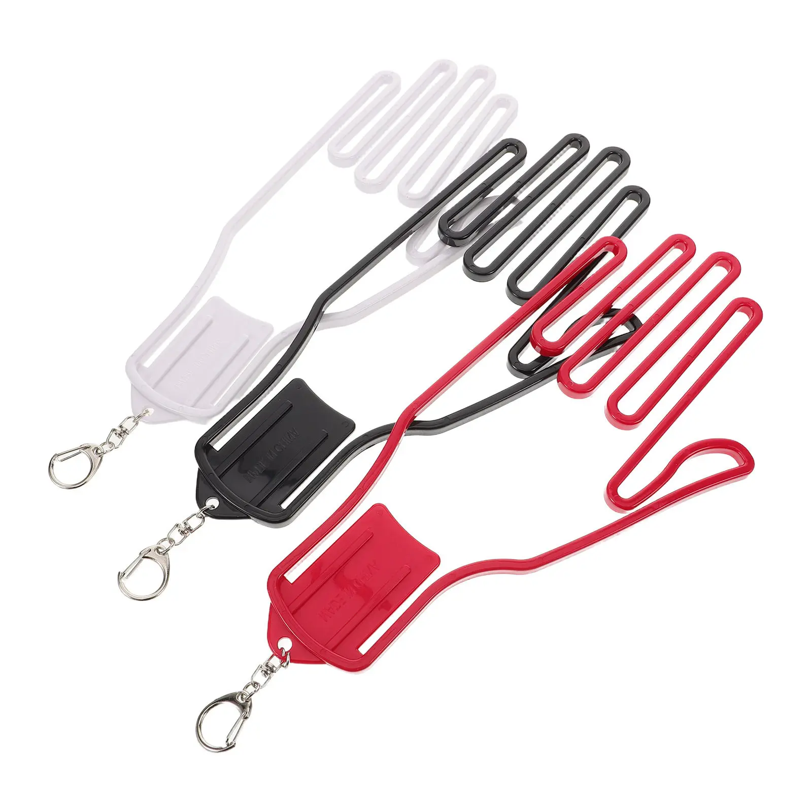 

3Pcs Golf Gloves Support Holder Plastic Stretcher Drying Rack Hook Organizer Maintenance Tool Shaper for Glove Care