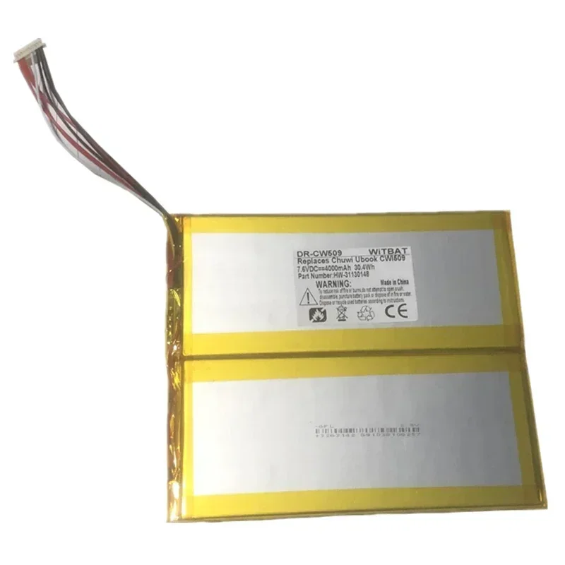 Be Suitable for Chuwi Aerobook Ubook Pro CWI509 Tablet  HW-31130148 H-31130148P TY36134103P Laptop Battery 7.6V 4000mAh 30.4Wh