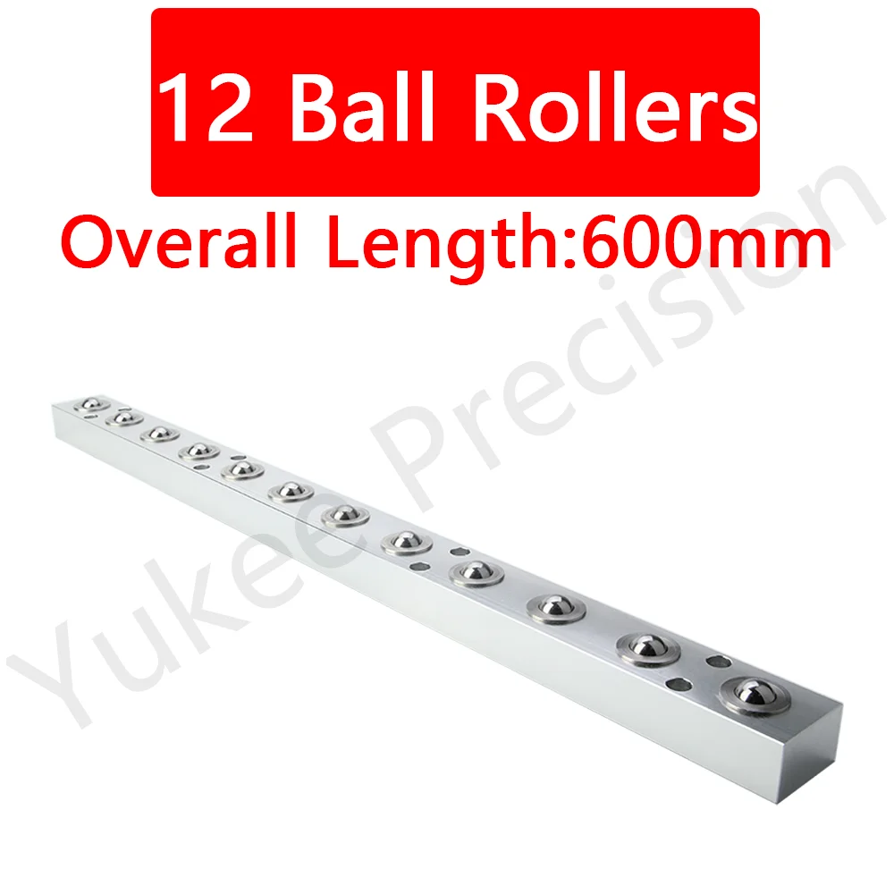 

YK332 Length:600mm High Quality Press Fit Conveyor Rollers Assembly Stainless Steel Universal Ball Rollers Aluminum Frame