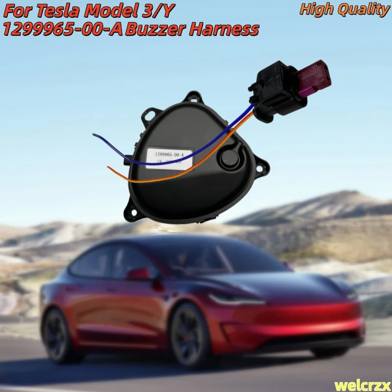 

For Tesla Model 3/Y Pedestrian Warning Speaker Buzzer Harness, Part Number 1299965-00-A