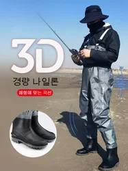 Light Weight Nylon Adult Fishing Waders Outdoor Lure Pants With Boots Women Men Tracing Overall Chest Waders Waterproof Advancer