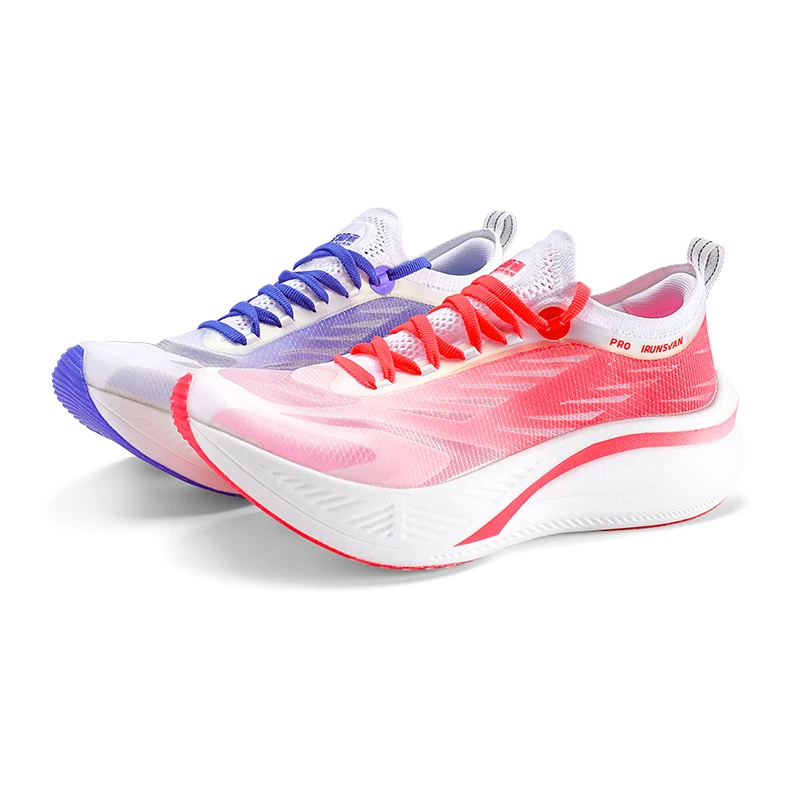 IRUNSVAN 2025  New Carbon Plate Athletic Training Sport Shoes Professional Running Shoes Men Outdoor Sneakers Unisex 24046-1