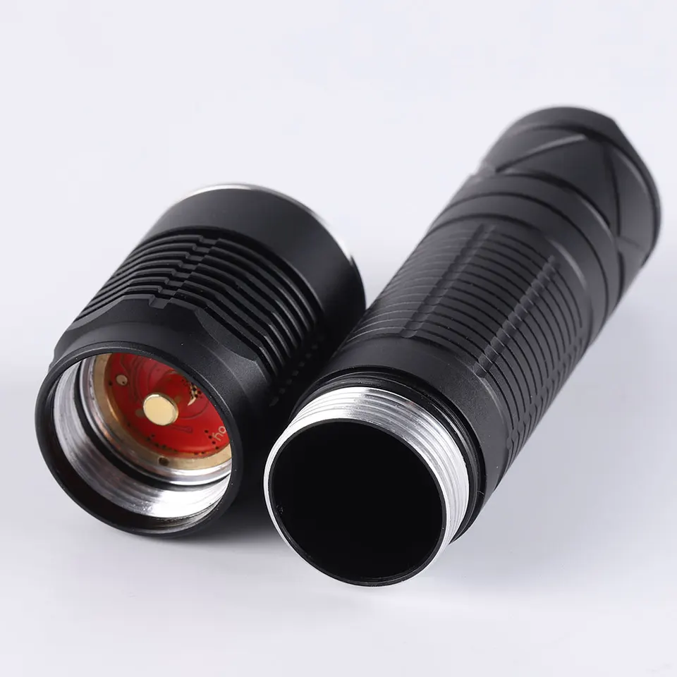 Convoy-クワッドレンズ付き懐中電灯s21d 21700,219b 519a xpl hd 12