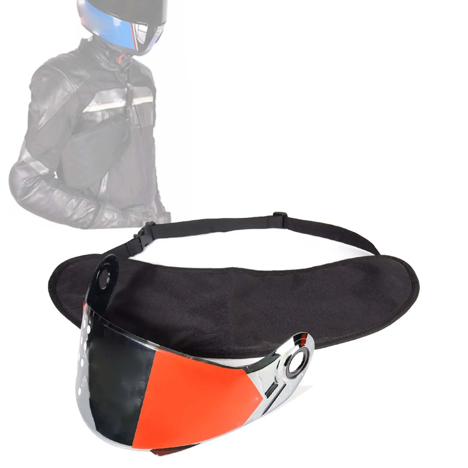 

Adjustable Strap Motorcycle Lens Storage Bag Ultra Lightweight Carrying Case for Men's Helmet