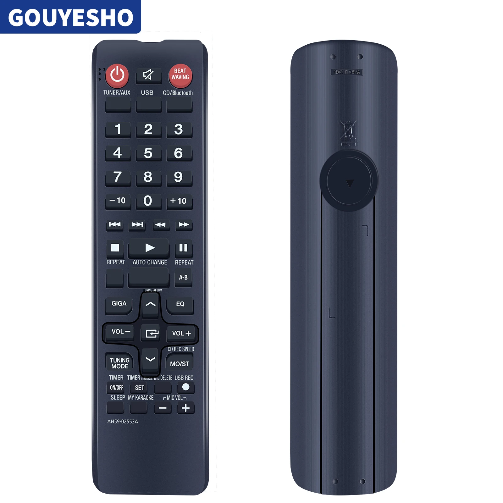 

New AH59-02553A Remote Control For Samsung MX-F730B FS8000 MX-FS8000/ZA MX-FS9000 AA59-02554A MX-F630B Giga Sound Audio System