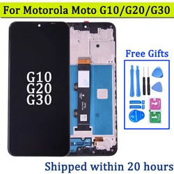 For Motorola Moto G10 G20  LCD Display Touch Screen Digitizer For Moto G30 XT2128-1 XT2129-1 LCD Display Replacement