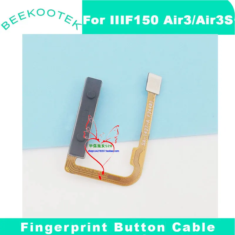 New Original IIIF150 Air3 Air3S Fingerprint Sensor Button Cable flex FPC Accessories For IIIF150 Air 3 Smart Phone