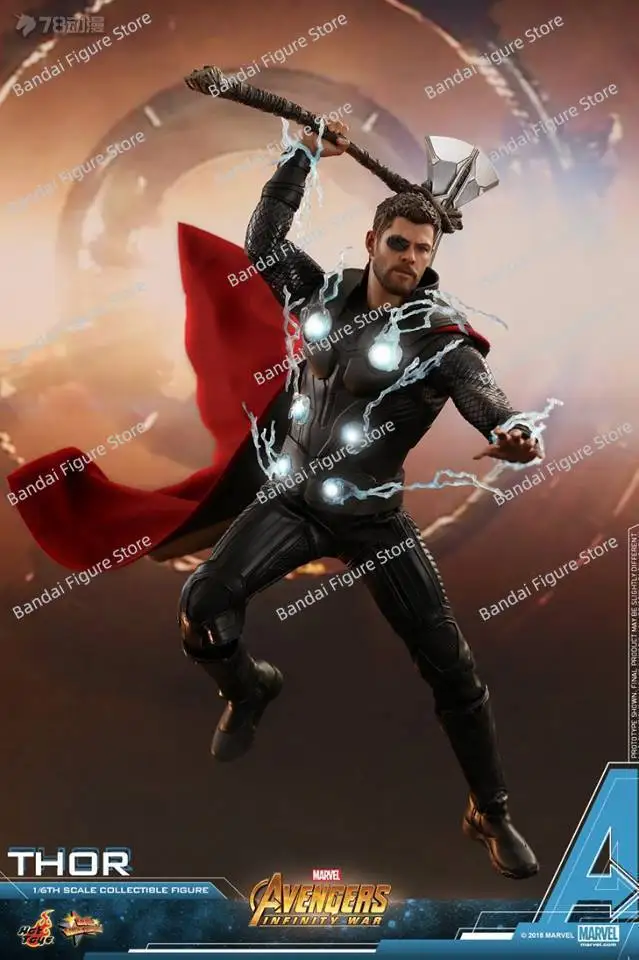 HOTTOYS HT MMS474 1/6 ธอร์ 7.0 ฟิกเกอร์แอ็คชั่น มนุษย์ผู้ร้าย อเวนเจอร์ อินฟินิตี้ วอร์ ภาพยนตร์มาร์เวล ของแท้ ขนาด 12 นิ้ว ชุดเต็ม โมเดลทหาร ของขวัญ