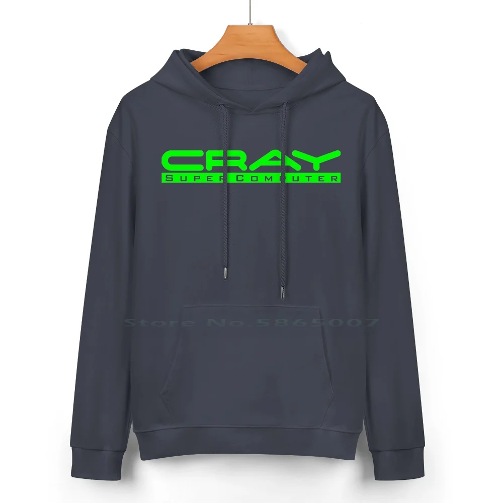 Cray Super Computer Pure Cotton Hoodie Sweater 24 Colors Cray Super Computer 100% Cotton Hooded Sweatshirt For Women Men Unisex