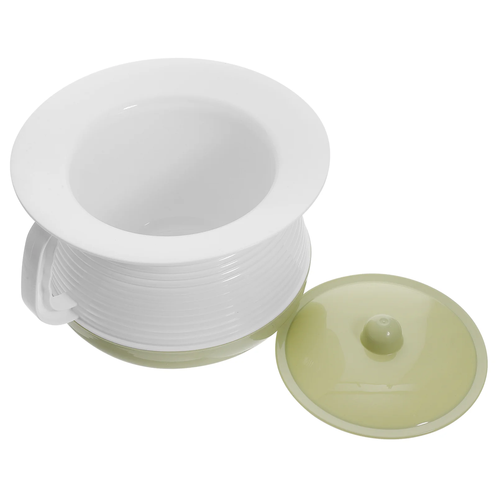 

Spittoon Bedpan Urinal Compact Chamber Pot Seat Container Plastic Training Basin Practical