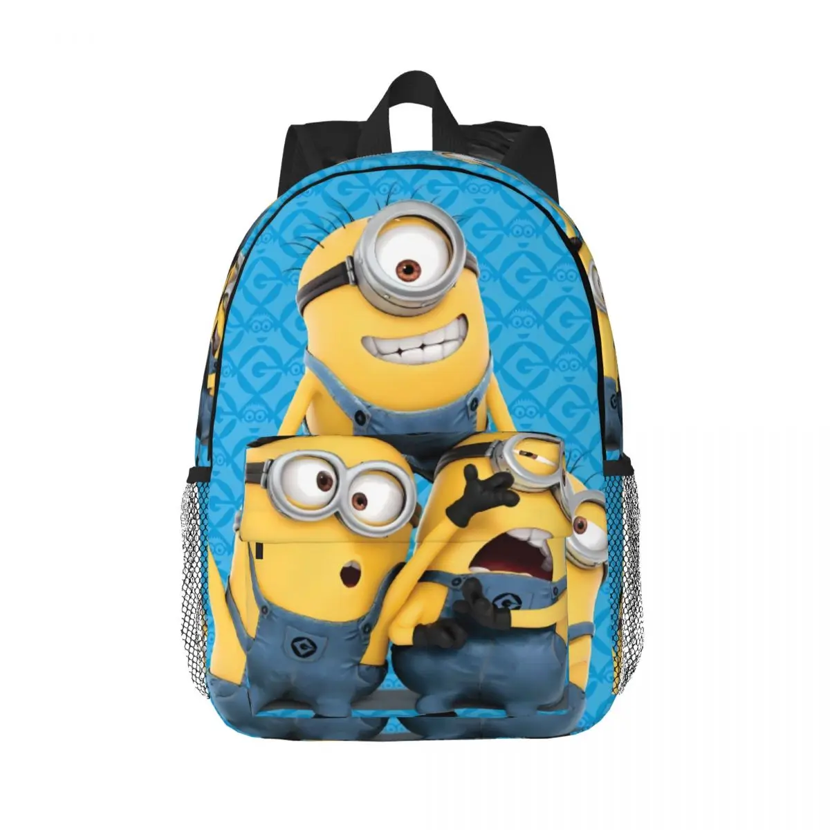 Similar-Minion-s-Style New Fashionable Pattern School Bag Print Lightweight Backpack 15inch