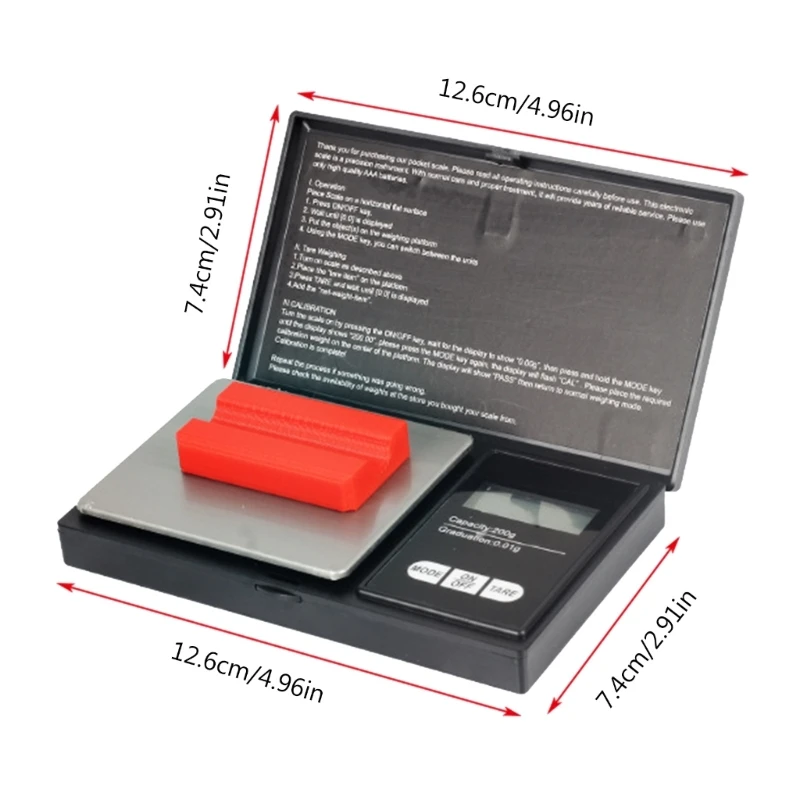 Archerys Arrows Scale 디지털 포켓 스케일 전자 미니 스케일(LCD 디스플레이 517A 포함)