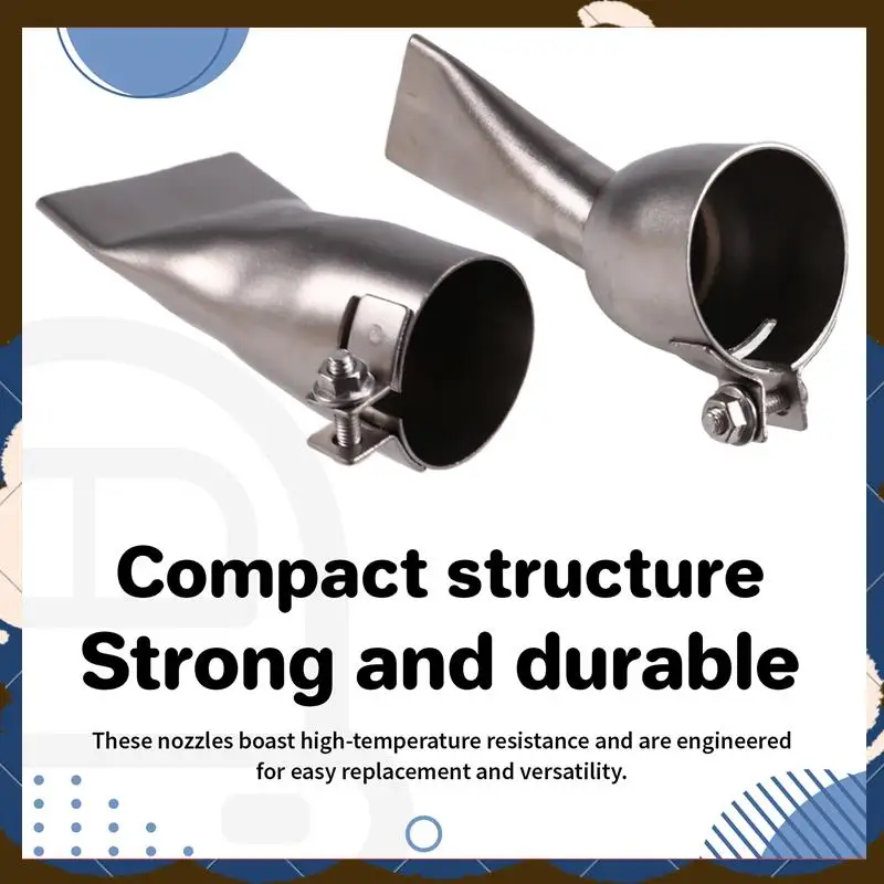 

Essential Welding Tools: 2Pcs Flat Nozzle Pack, 20Mm And 40Mm Stainless Steel, For Hot Air Welders-[A53I]