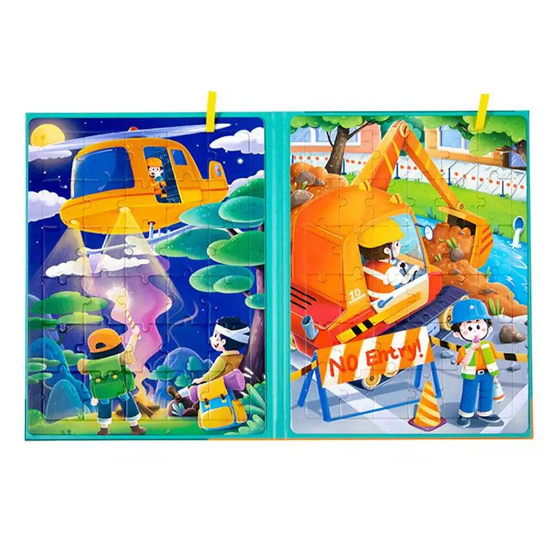 Puzzle Magnetic Travel Jigsaw, Puzzle Animal Envolvente, Educação Divertida, Brinquedos Criativos Pré-Escolares