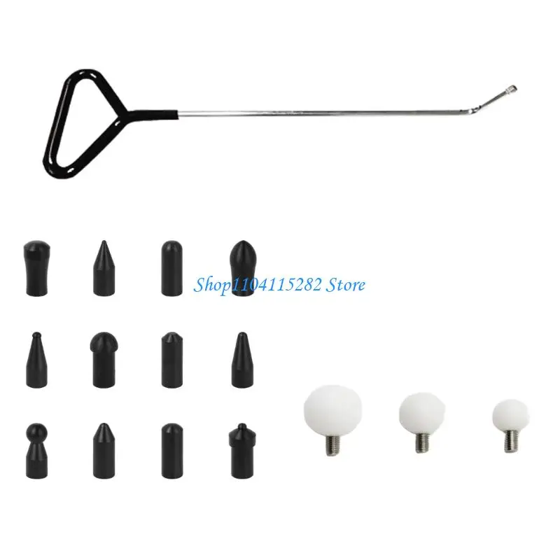 

Многоцелевой набор для удаления вмятин на автомобиле со сменным наконечником, ломы из нержавеющей стали, инструмент для удаления