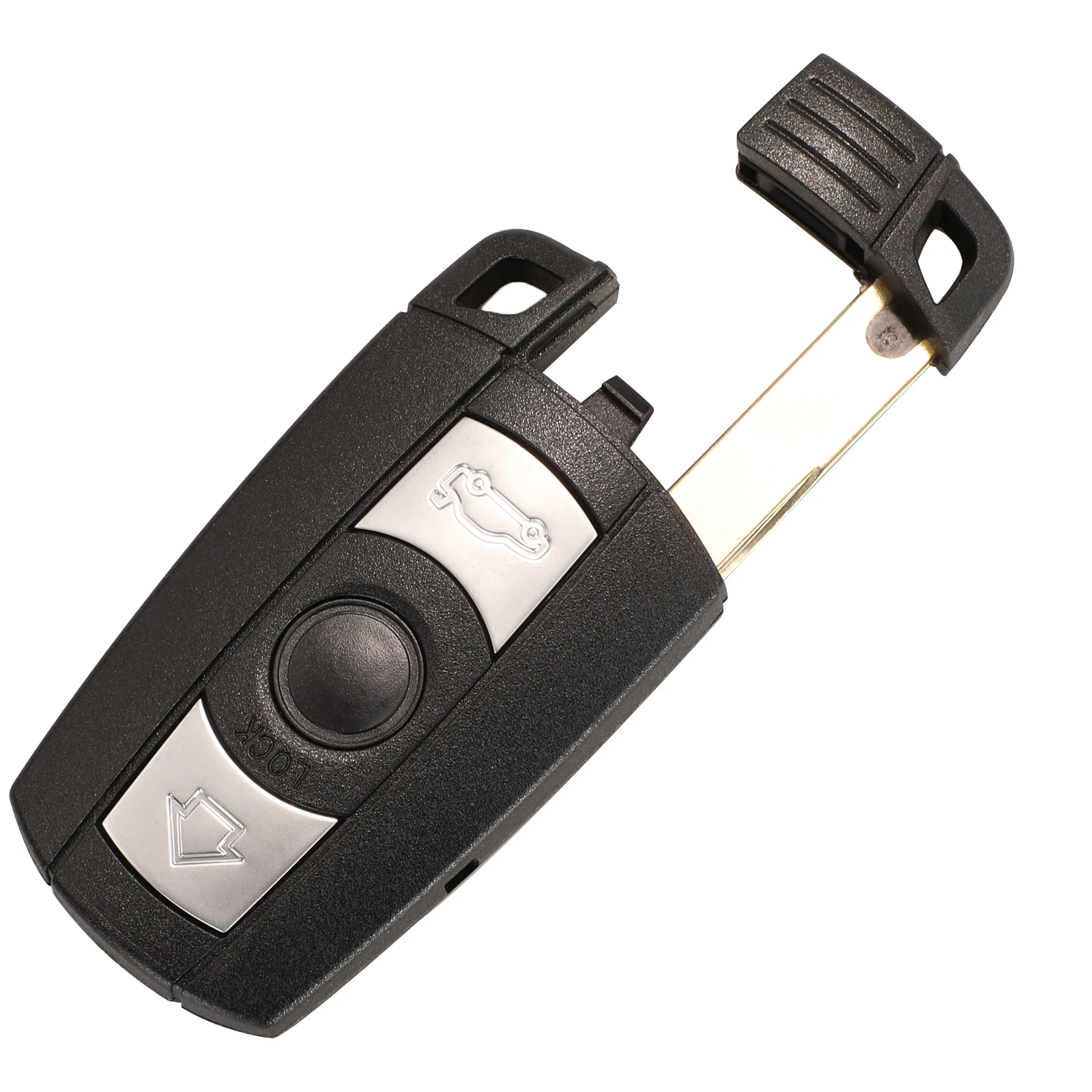 jingyuqin 3 Buttons For BMW 1 3 5 6 Series E61 E90 E82 E70 E71 E87 E88 E89 X5 X6 Smart Remote Car Key Shell Case Fob Replacement