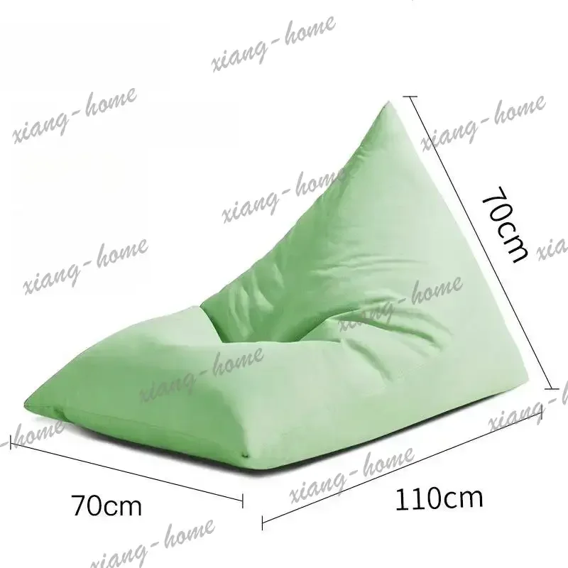 Factory Direct Italian Lazy Bean Bag Sofa Minimalist Yellow Individual Modern Lazy Bean Bag Sofa Boneless Divano Soggiorno Home