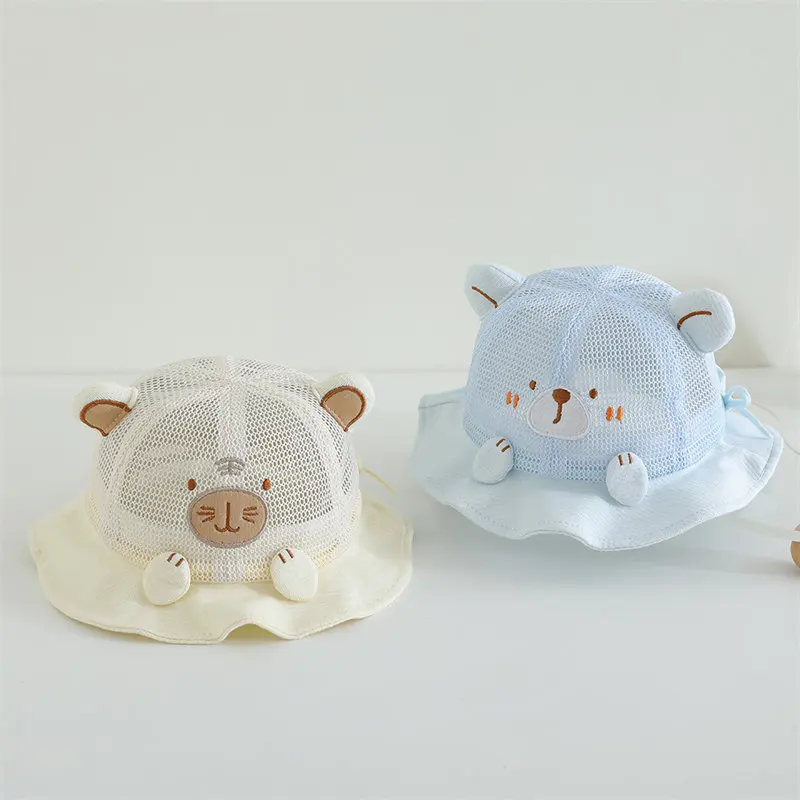 2025 أربعة مواسم البوليستر الكرتون قبعة بحافة صياد قبعة السفر في الهواء الطلق قبعة قبعة واقية من الشمس القبعات للبنين والبنات 09