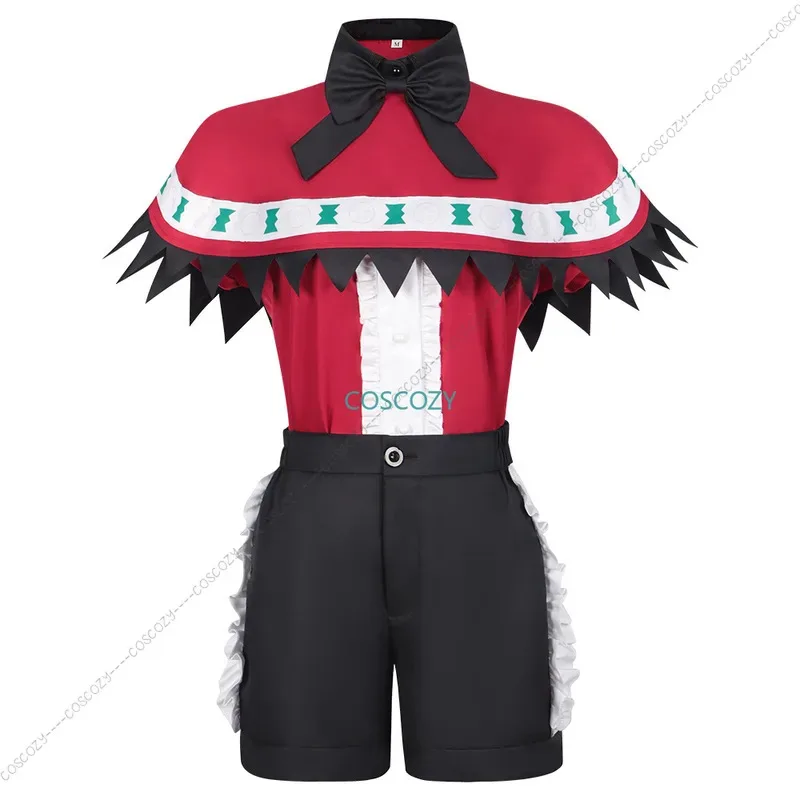 

dd12Новый аниме Oshi No Ko Memu, карнавальный костюм, парик, юбки, костюм Mem Cho, красная сценическая форма, женский наряд для вечеринки на Хэллоуин