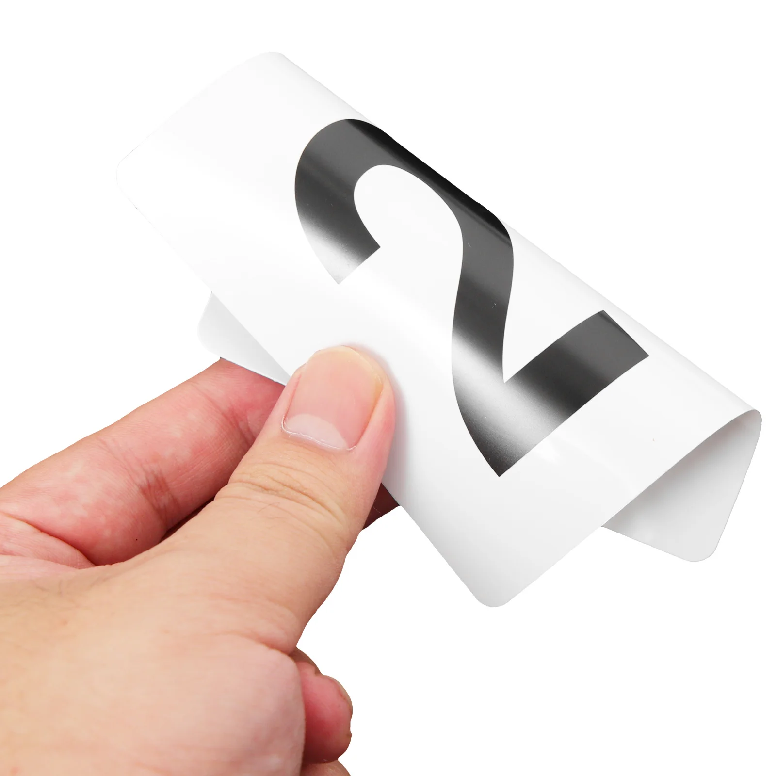 

25Pcs Double Side Table Tents Clear Numbered Signs for Events Reusable Plastic Signs Seating Arrangement Wedding Decorative