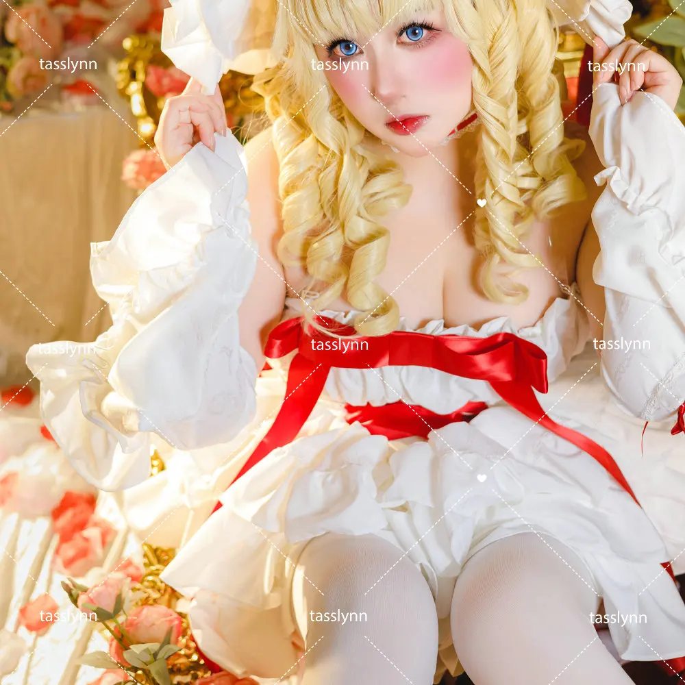 Vestido Lolita de sirvienta encantadora, trajes de Halloween Kawaii, delantal de sirvienta Kawaii, vestido de Navidad, disfraz de Cosplay de bruja de Santa Claus para mujer