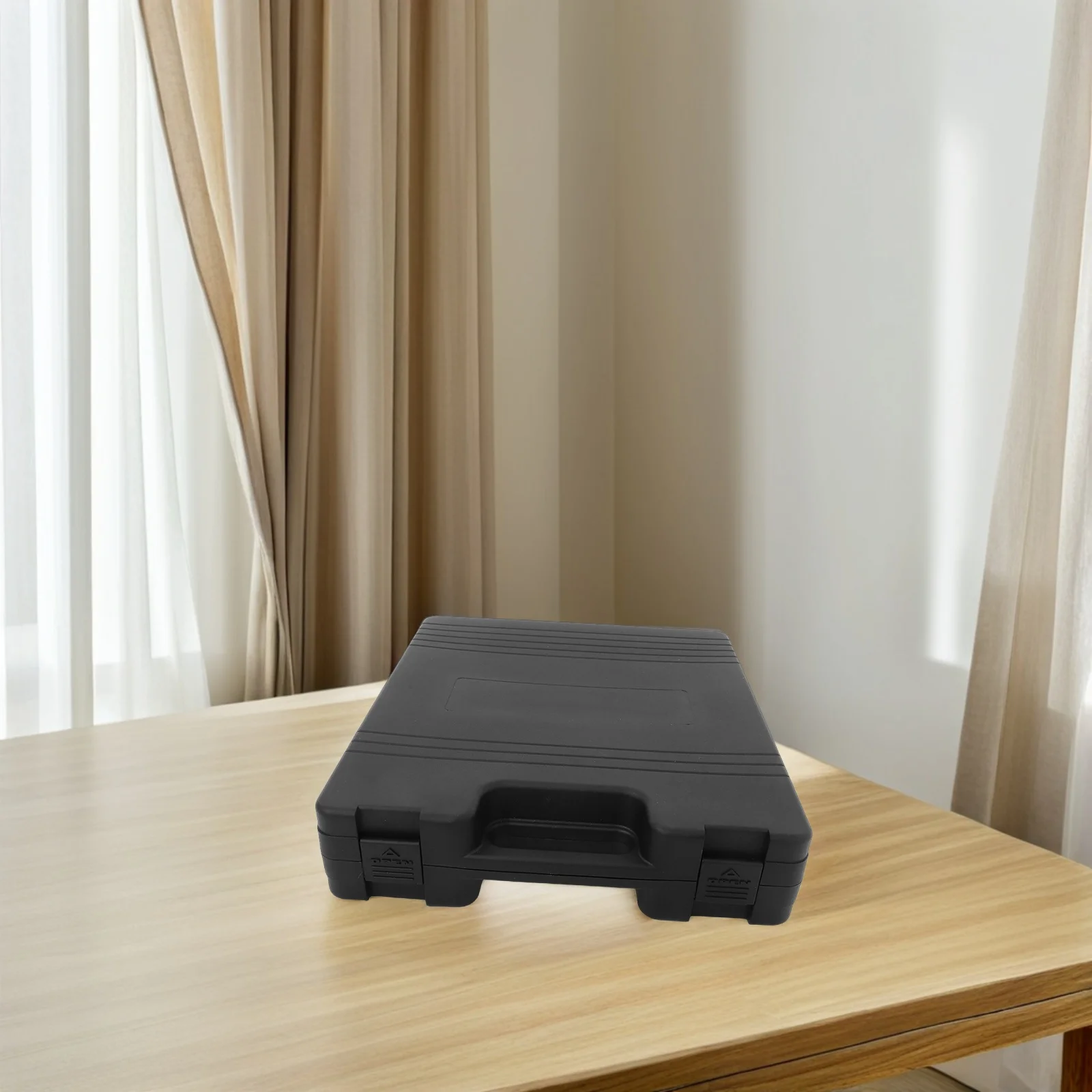 

Condenser Mic Case Durable Plastic Large Capacity Portable Shockproof Layer Microphone Storage Box Outdoor Live Broadcast