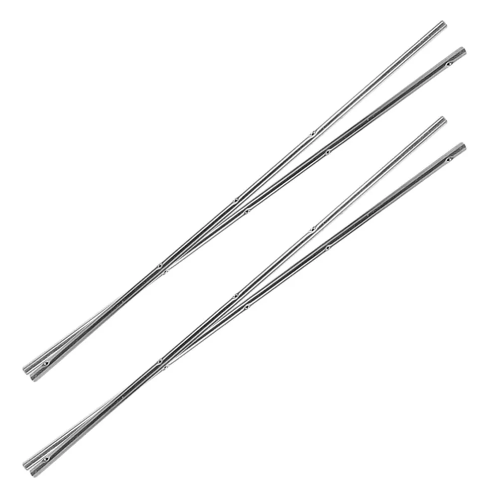 

4Pcs Metal Table Soccer Rods Heavy Duty Replacement Parts for Foosball Table Ergonomic Handles Smooth Gameplay Agility Poles