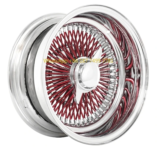 

SYAC Custom Styles and Color Multi Spoke High Performance Chrome Wire Wheels Full Size for Passenger Car