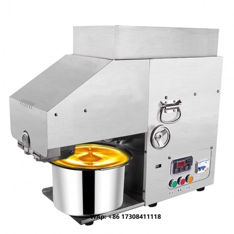 Mini 20 Kg/h Commercial Cold Hot Pressing Oil Press Machine Automatic Screw Stainless Steel 304 Walnut Olive Soybean Oil High
