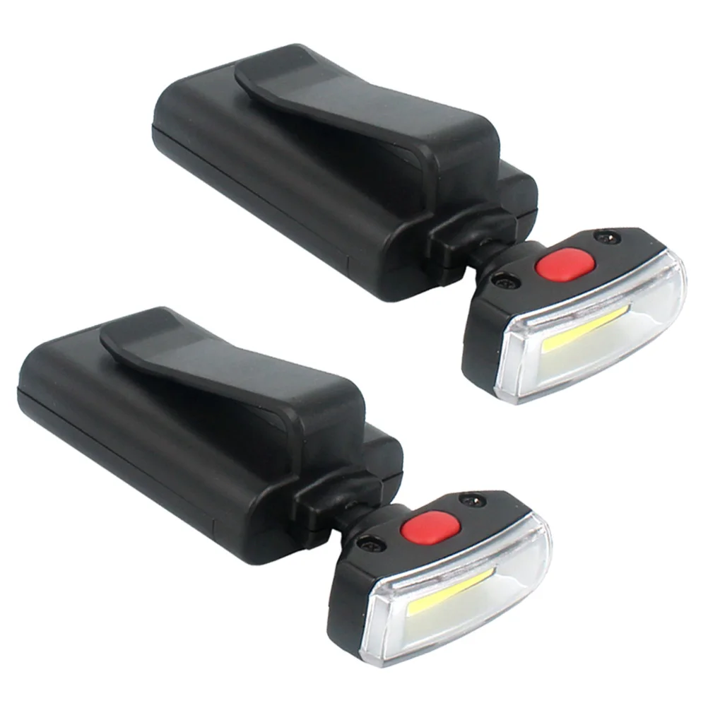 

2Pcs Hat Light COB 5W LED Camping Headlamp Adjustable Angle Cap Clip Lamp Outdoor Hunting Fishing Hiking Portable Lighting