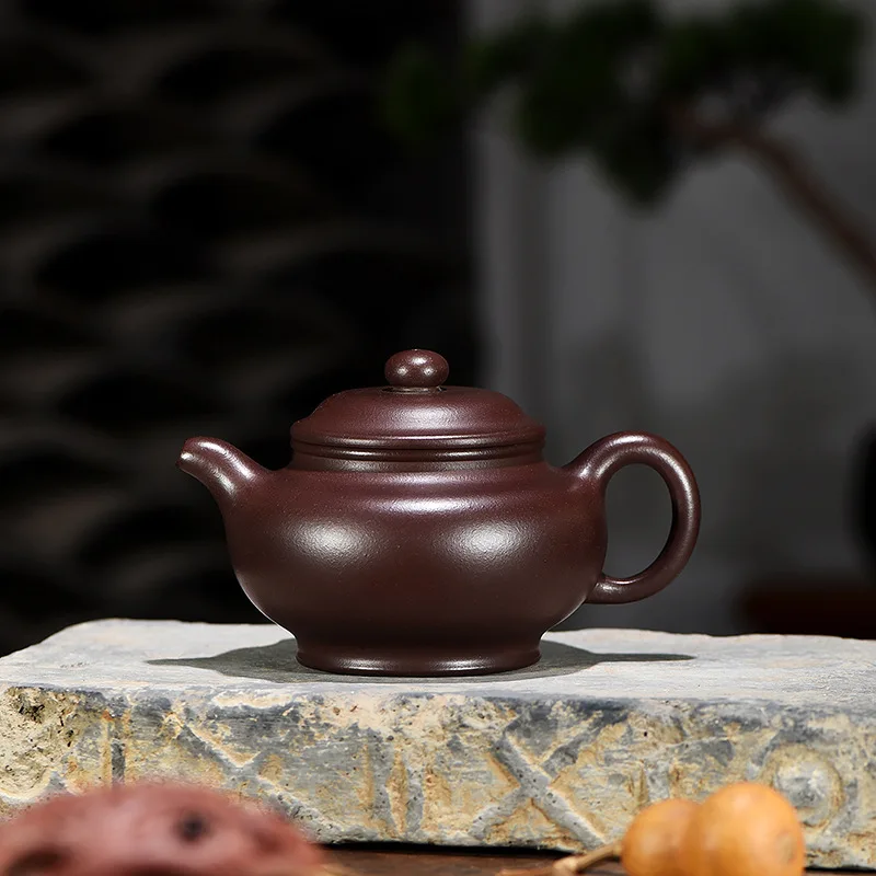 

Yixing Original Mine Purple Clay Pot Famous Masters Fully Handmade Tea Set Gifts, Bottom Trough Cleaning and Cleaning Only Agent