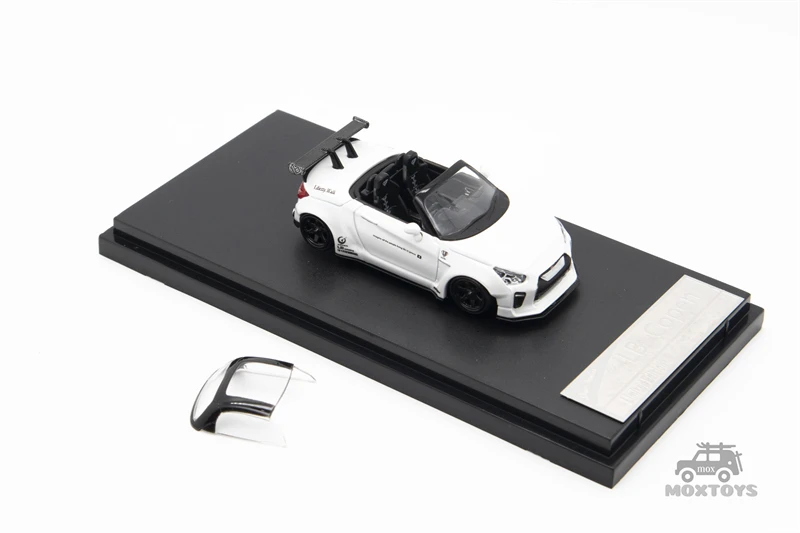 Stance Hunters 1:64 LBWK Daihatsu Copen GT-K Pearlescent white limited 499 Diecast Model Car