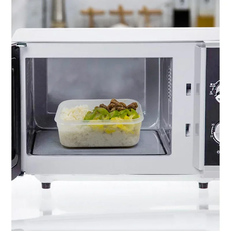 

5Pcs/set High Quality Sealed Crisper Refrigerator Fresh Keeping Food Grade Storage Boxes Microwave Container Picnic Lunch Box
