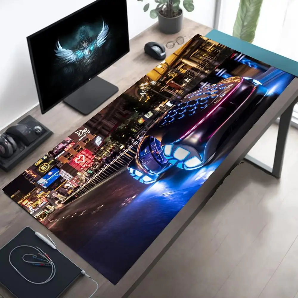 

Cool sports car XXL mousepad washable game Mechanical keyboard pad Multi-model office accessories plus long desk mat XXL