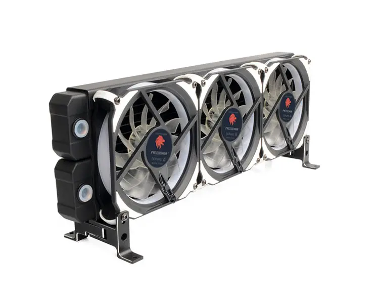 FREEZEMOD قوس مشعاع تبريد المياه جميع سبائك الألومنيوم سطح المكتب تصاعد الإطار العالمي التصنيع باستخدام الحاسب الآلي PJ-LSZJ / PJ-WSZJ #6