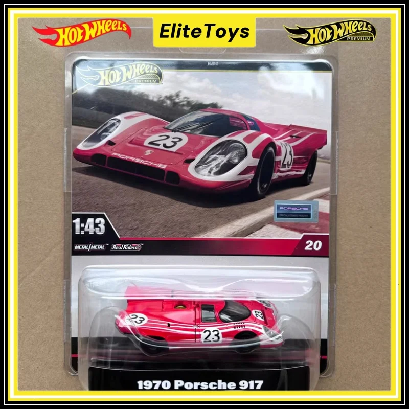

2025 оригинальные Hot Wheels премиум-класса 1:43, литые под давлением автомобили, модель 1970 Porsche 917, автомобиль для культуры, сплав, коллекционные игрушки, подарок для мальчиков