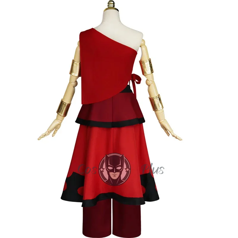 جديد أنيمي الصورة الرمزية آخر Airbender كاتارا تأثيري حلي لكرنفال هالوين بلوزات الحفلات والتنانير مجموعة