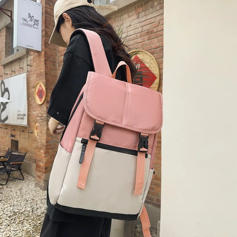 حقيبة ظهر للرجال عصرية ذات سعة كبيرة حقيبة سفر حقيبة كمبيوتر حقائب مدرسية حقائب ظهر لطيفة حقائب فئة للفتيات Mochilas Mujer