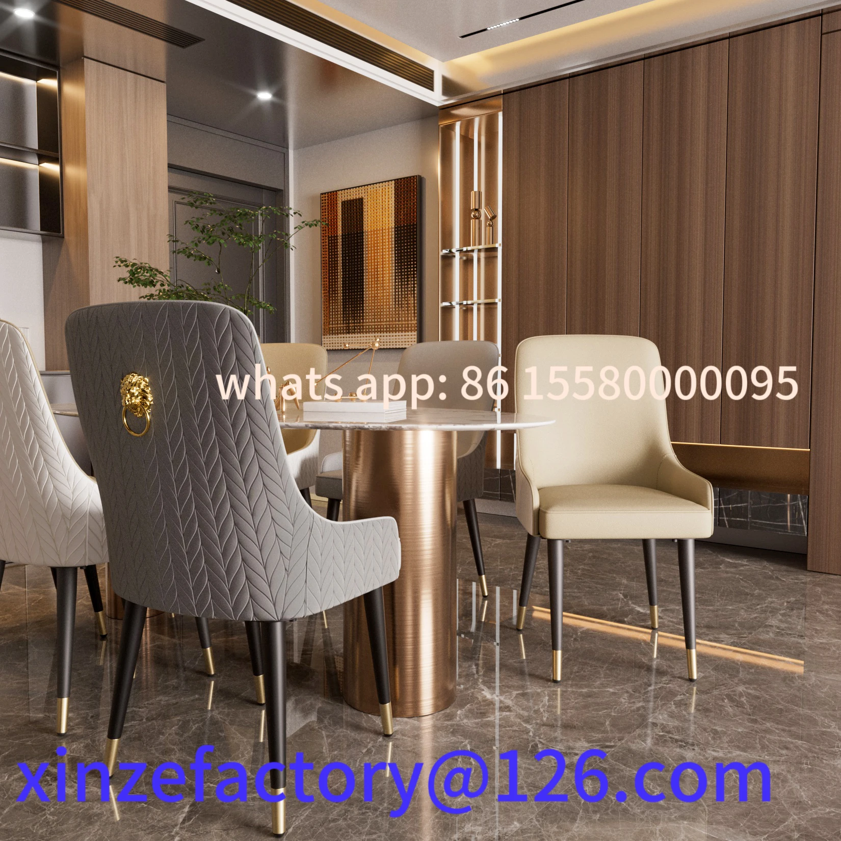 Aanpasbare 2 stuks luxe microvezel leer gestoffeerde eetkamer leeuwenkopklopper ontbijt keukenstoelen