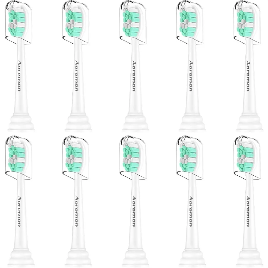 

Сменные насадки для зубных щеток для Philips Sonicare Сменные насадки Стандартная насадка для зубных щеток, совместимая с большинством Phillips Soni