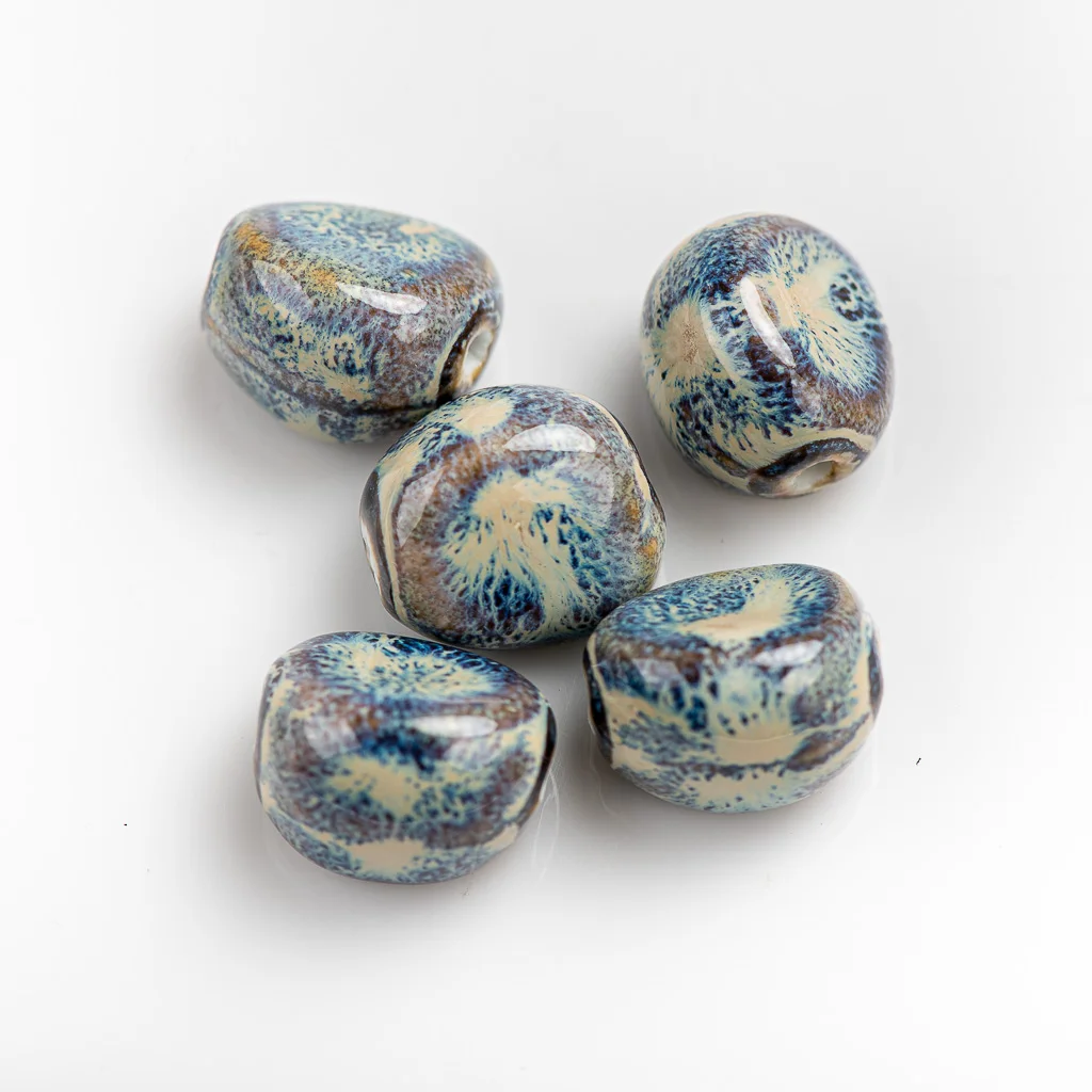 19#5pcs Specail Shape Ceramic Beads Pendant Porcelain Jewelry Part for Necklace Bracelet beads for jewelry making bulk #XN080-2