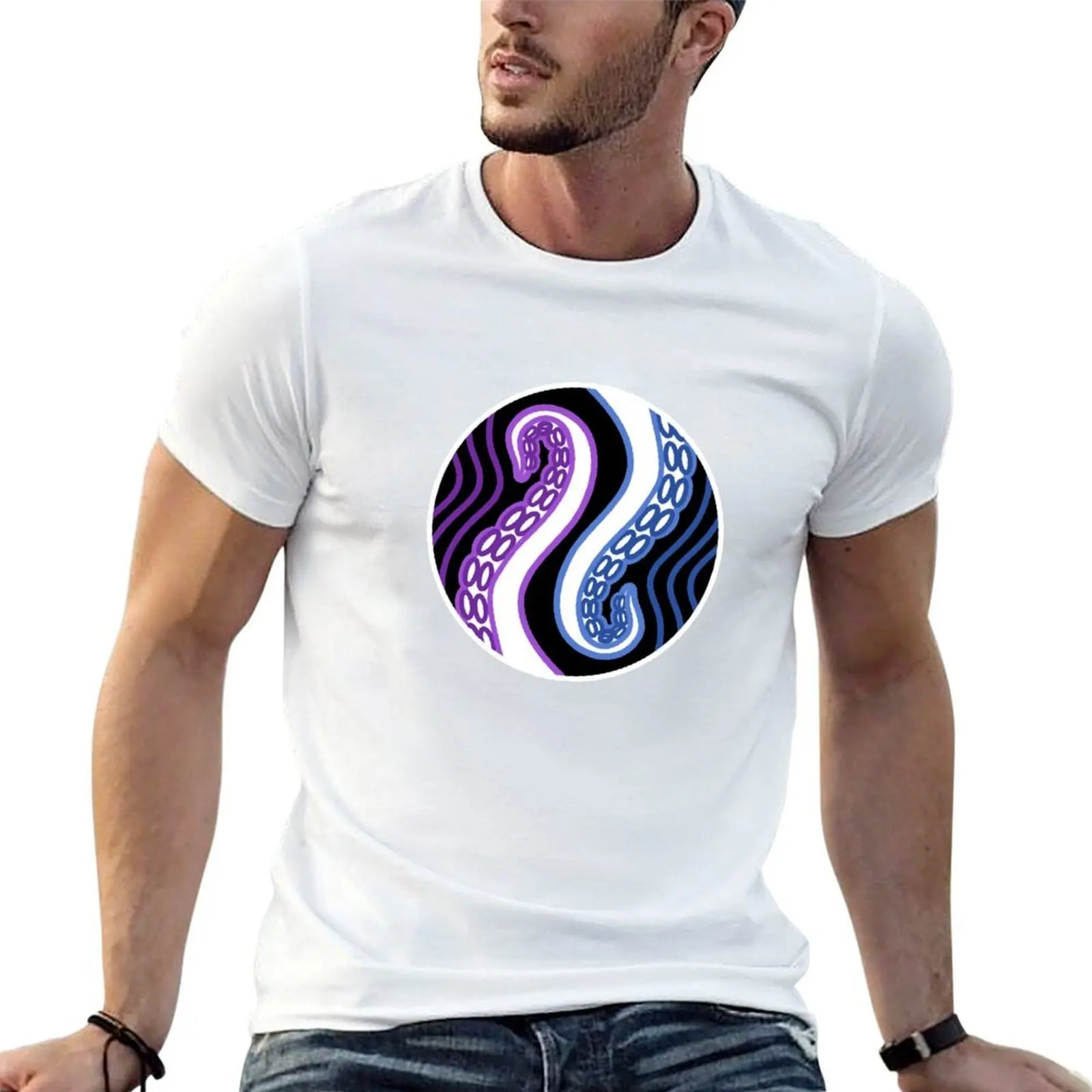 

Wordy Octopi Icon T-Shirt cotton t shirts man 100% mens graphic t shirts t shirts cotton 100% T-shirt