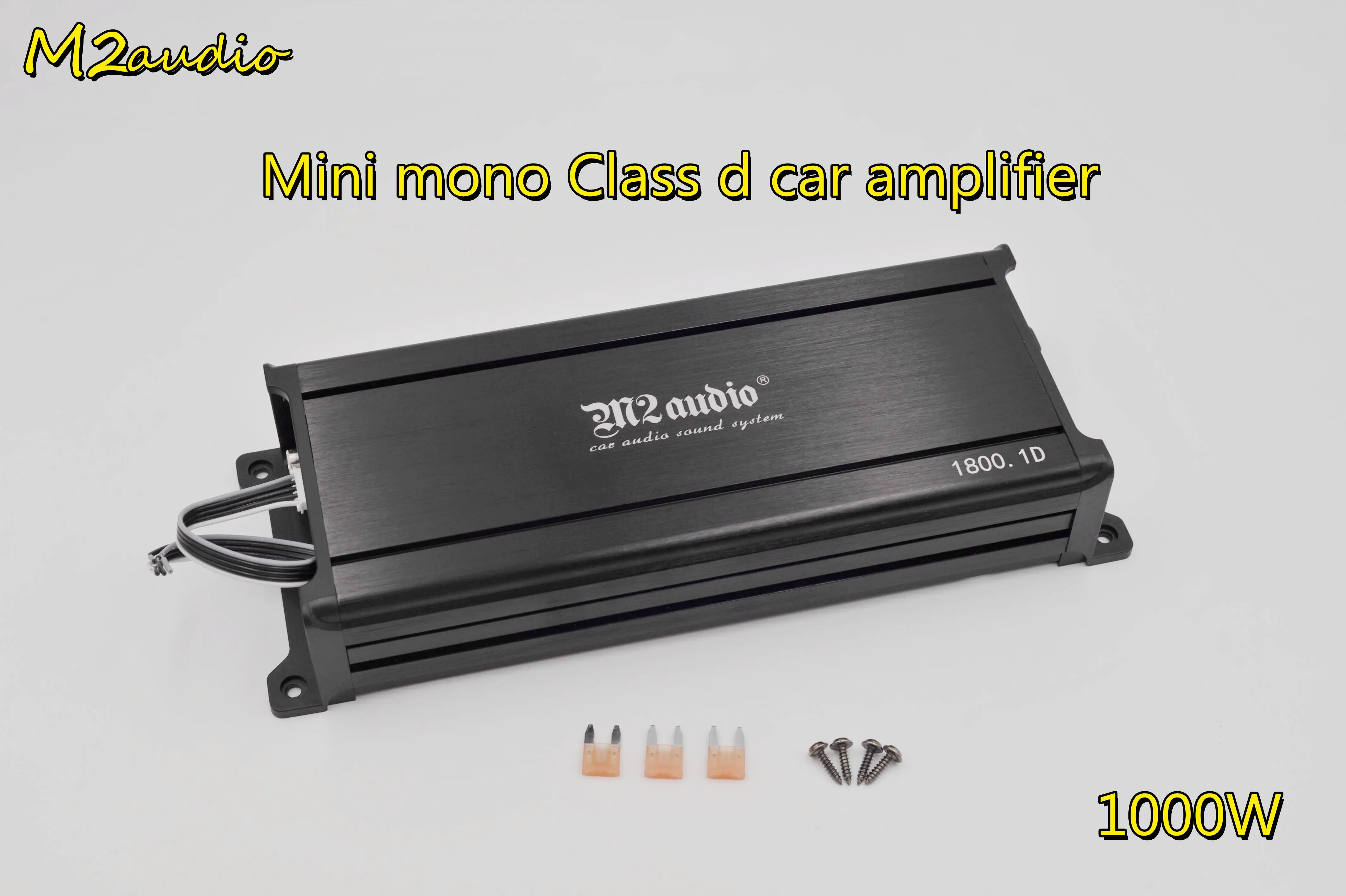 

M2 audio1000W Car Subwoofer Amplifiers Class D HIFI Slim Under-Seat Bass Powered Car Speaker Subwoofer Power Audio Processor