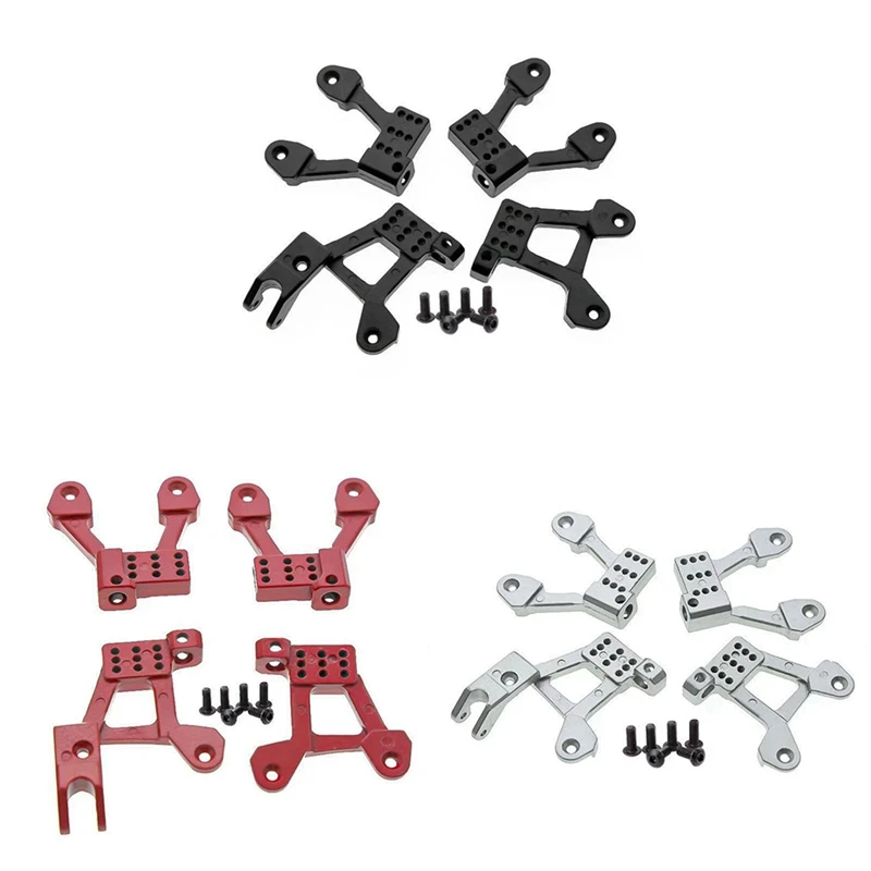 For SCX10 90046 1/10 Simulation Climbing Car Metal Upgrade Fittings Shock-Proof Connecting Seat