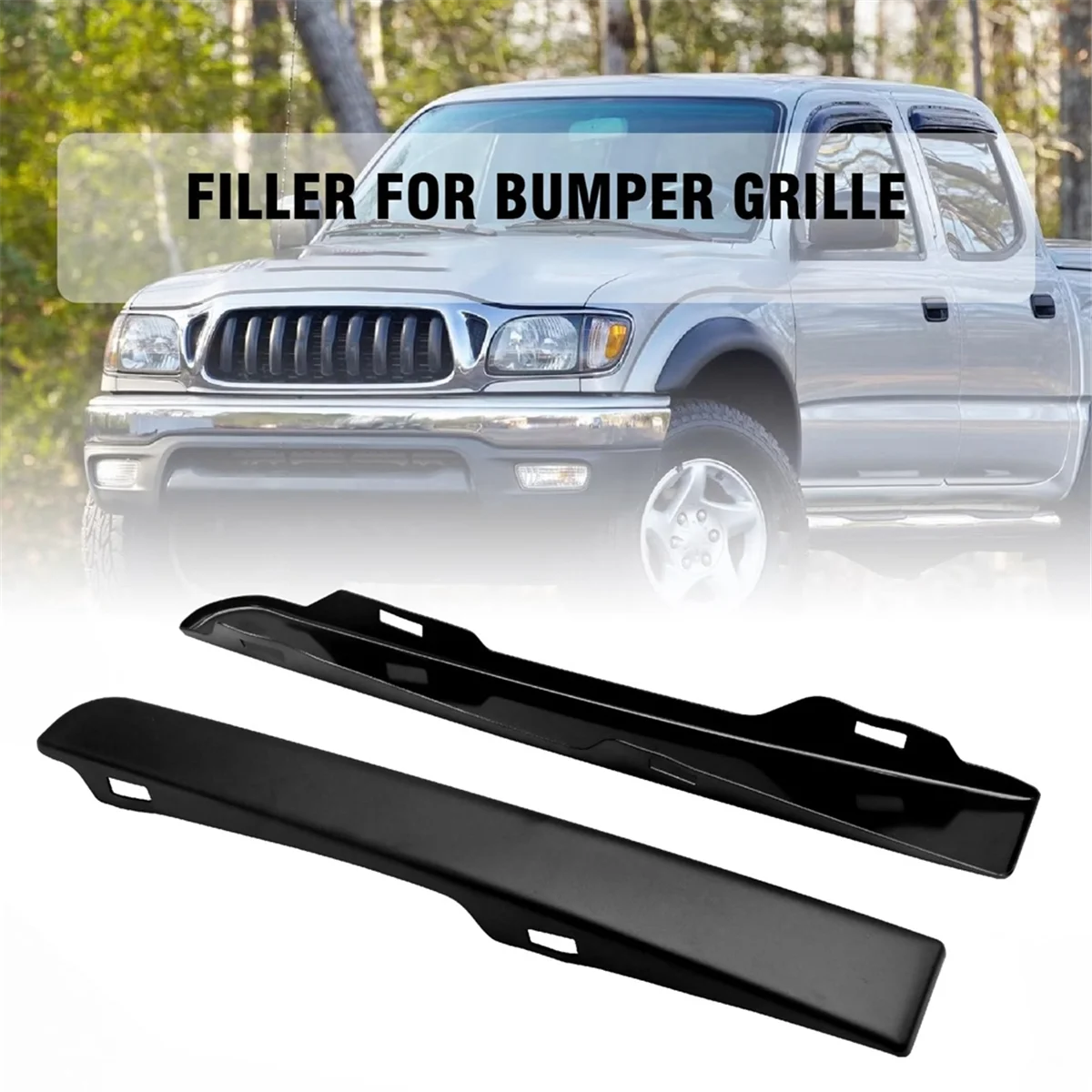 1 زوج المصباح السفلي المصد مصبغة ملء الكسوة 52513-35020 ، 52512-35020 لتويوتا تاكوما 4WD 1995-1997 -T45C