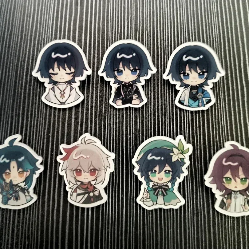 Scaramouche Jogo Cosplay Acrílico Broche Pin, Jogo, Estilo Wanderer, Jóias Acessórios para Roupas, Mochila, Presente